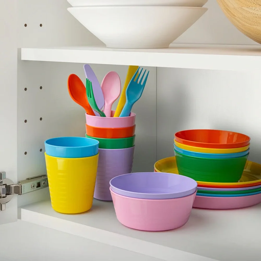 KALAS 36-Piece Colorful Dinnerware Set
